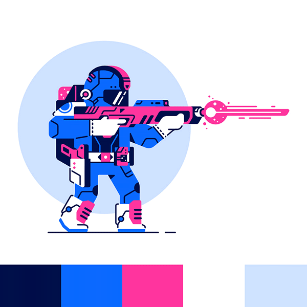 fuchsia-blue-palette