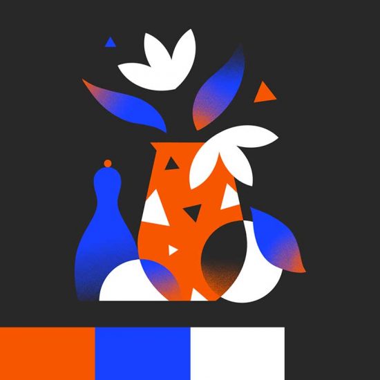 blue-red-black-palette