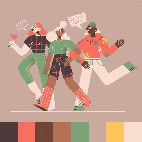 brown-red-green-palette