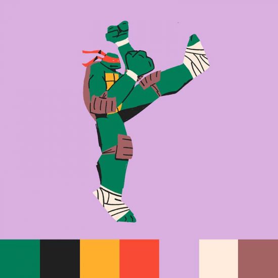 red-green-purple-palette