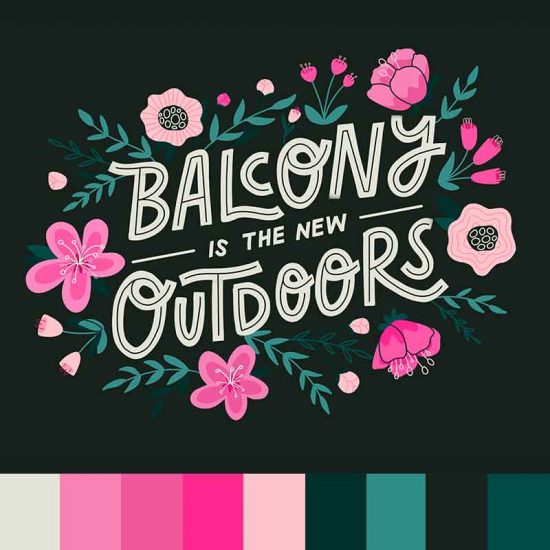 pink-green-palette