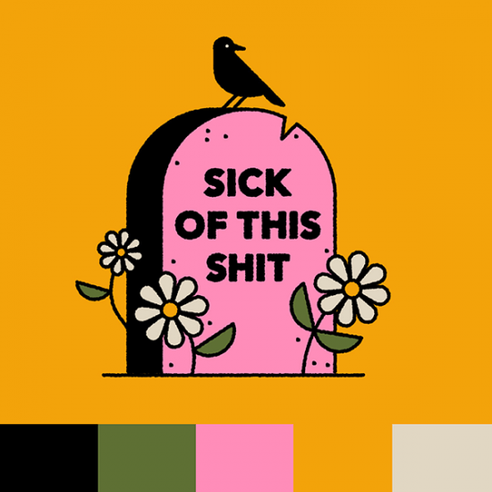 yellow-pink-black-palette