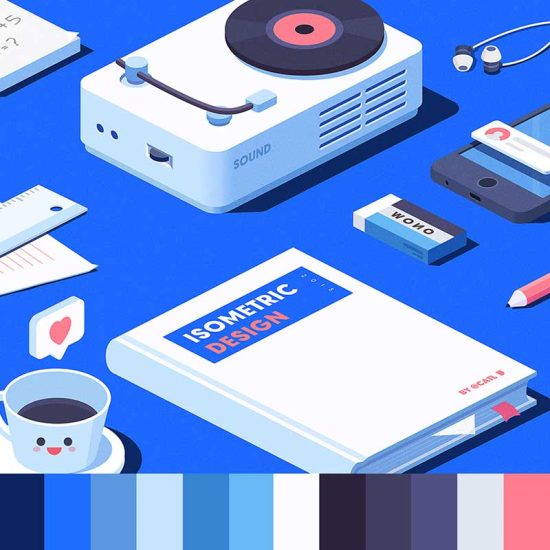 blue-white-pink-palette