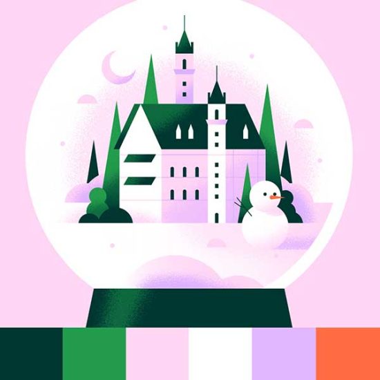 pink-purple-green-palette