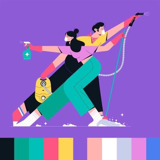 purple-green-yellow-palette