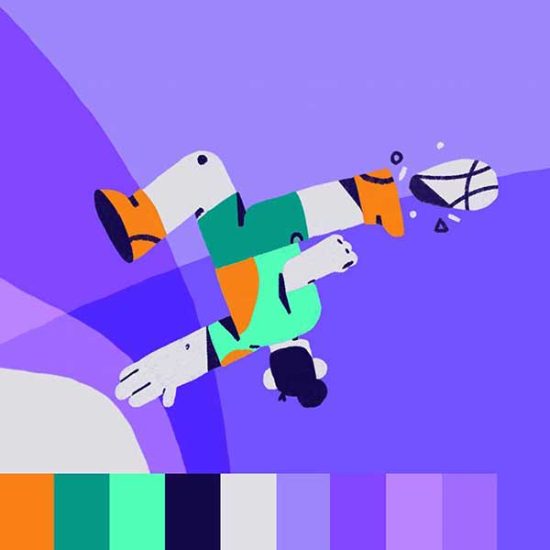 purple-orange-green-palette