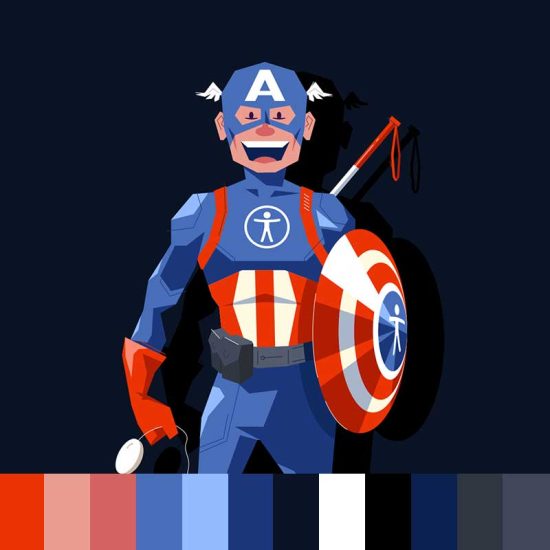 red-blue-palette